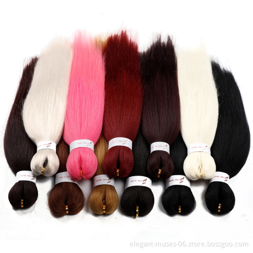 wholesale Jumbo yaki hair pre stretched braiding hair pony braiding  EZ EASY Braid